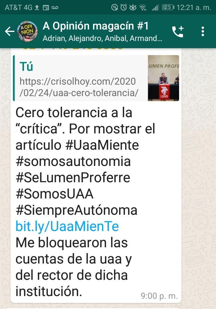 Cero tolerancia en la UAA, #MeToo y la cacería de brujas ¿cómo censura?