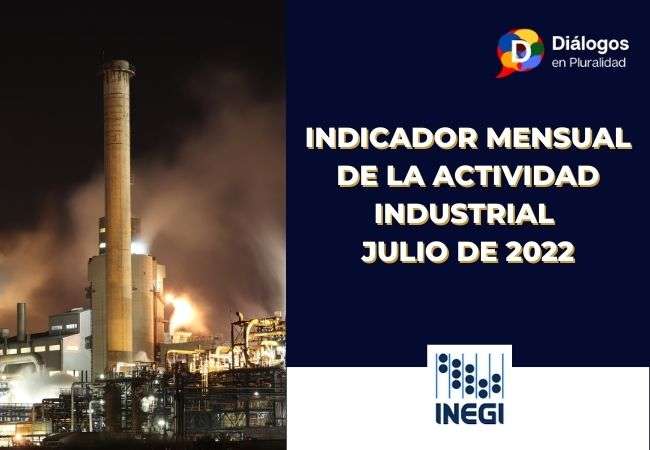 Indicador mensual de la Actividad Industrial Julio de 2022