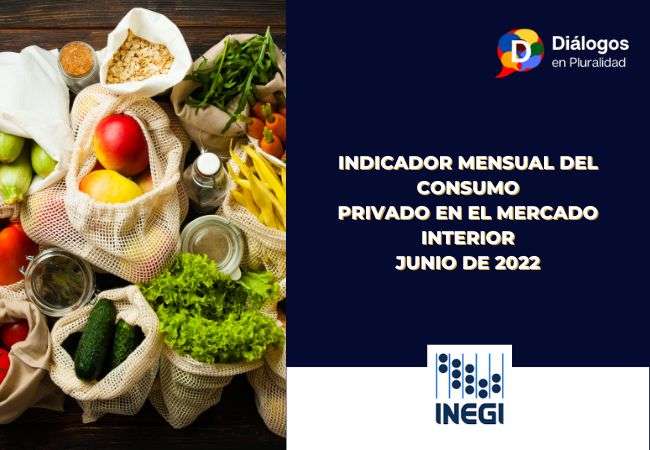 INDICADOR MENSUAL DEL CONSUMO PRIVADO EN EL MERCADO INTERIOR JUNIO DE 2022