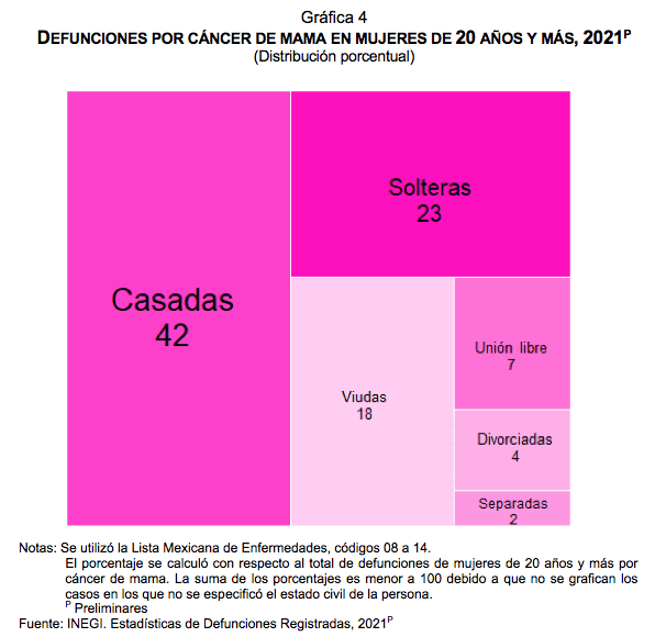 Estadísticas a propósito del Día Internacional de la Lucha contra el Cáncer de Mama (19 de octubre)