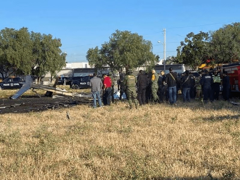 La aeronave ha perdido el control y se ha desplomado de manera frontal cerca del municipio de Jesús María