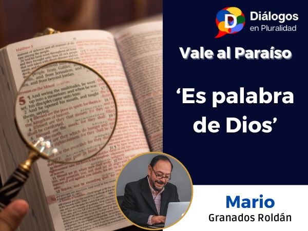 ‘Es palabra de Dios’