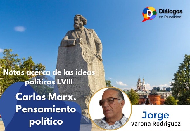 Notas acerca de las ideas políticas LVIII: Carlos Marx. Pensamiento político