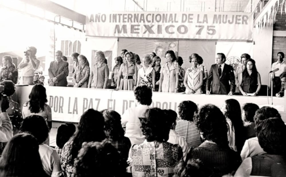 En México, la primera Conferencia Mundial de la Mujer en 1975