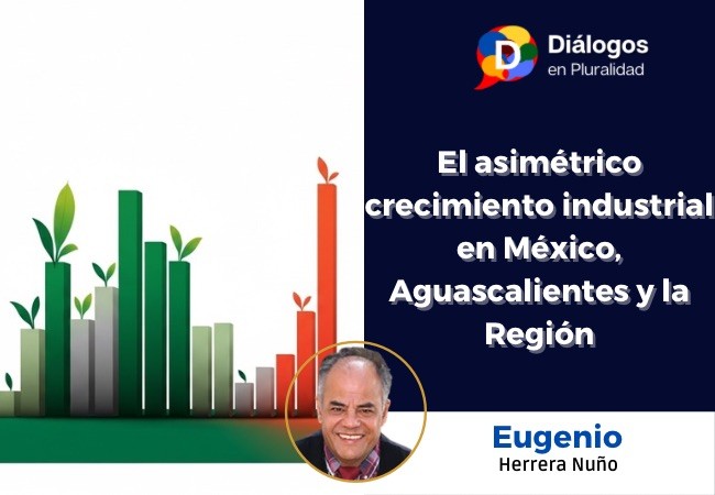 El asimétrico crecimiento industrial en México, Aguascalientes y la Región