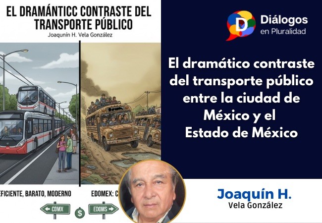 El dramático contraste del transporte público entre la ciudad de México y el Estado de México