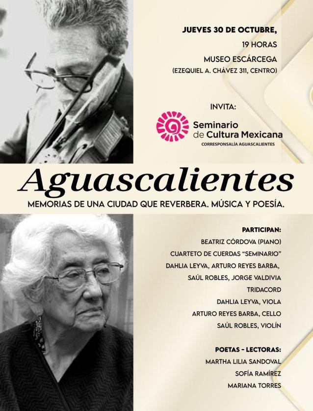 Invitación Música y poesía