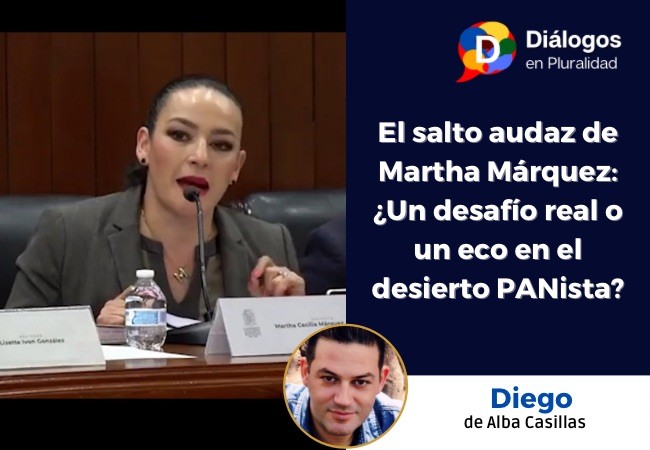 El salto audaz de Martha Márquez: ¿Un desafío real o un eco  en el desierto PANista?