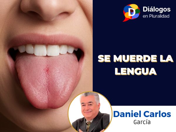 SE MUERDE LA LENGUA