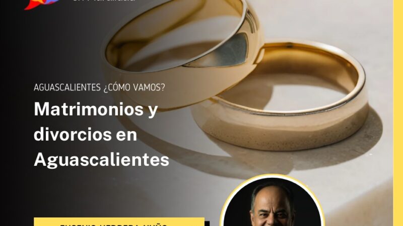 Matrimonios y divorcios en Aguascalientes