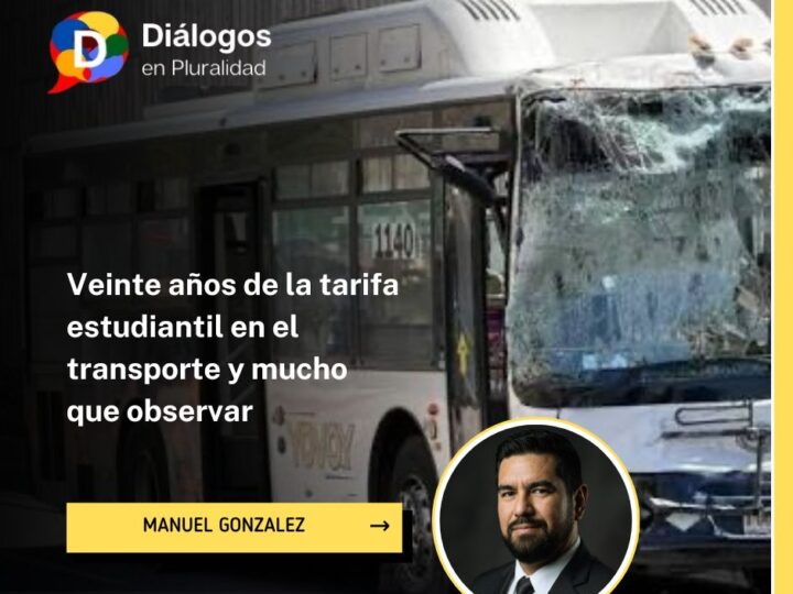 Veinte años de la tarifa estudiantil en el transporte y mucho que observar