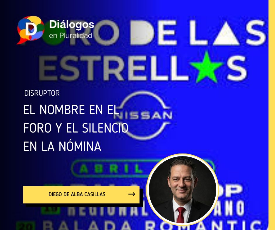 El nombre en el foro y el silencio en la nómina