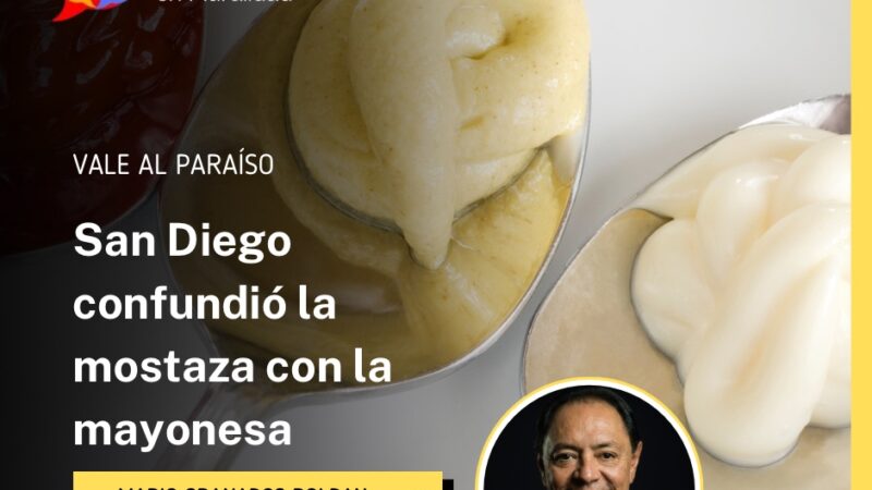 San Diego confundió la mostaza con la mayonesa