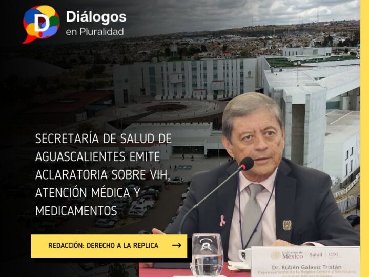Secretaría de Salud de Aguascalientes emite aclaratoria sobre VIH, atención médica y medicamentos