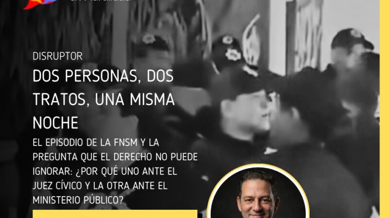 Dos personas, dos tratos, una misma noche
