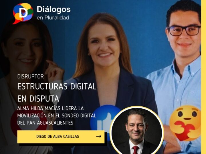 Estructuras digitales en disputa: Alma Hilda Macías lidera la movilización en el sondeo digital del PAN Aguascalientes