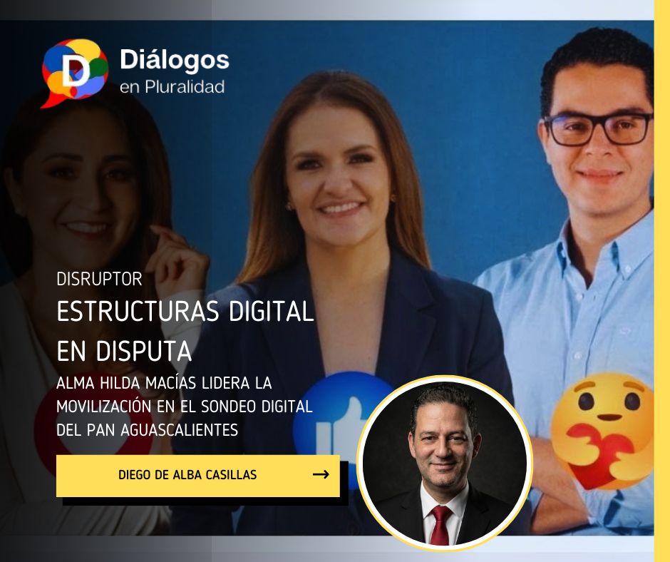 Estructuras digitales en disputa: Alma Hilda Macías lidera la movilización en el sondeo digital del PAN Aguascalientes