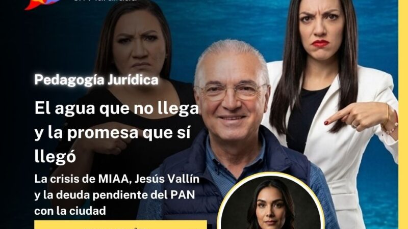 El agua que no llega y la promesa que sí llegó