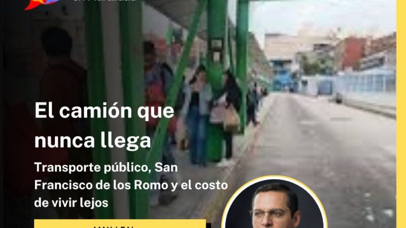 El camión que nunca llega: Transporte público, San Francisco de los Romo y el costo de vivir lejos