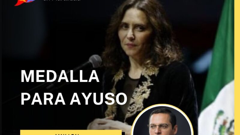 Medalla para Ayuso