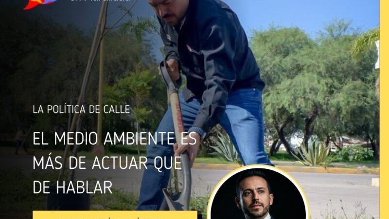 El medio ambiente es más de actuar que de hablar