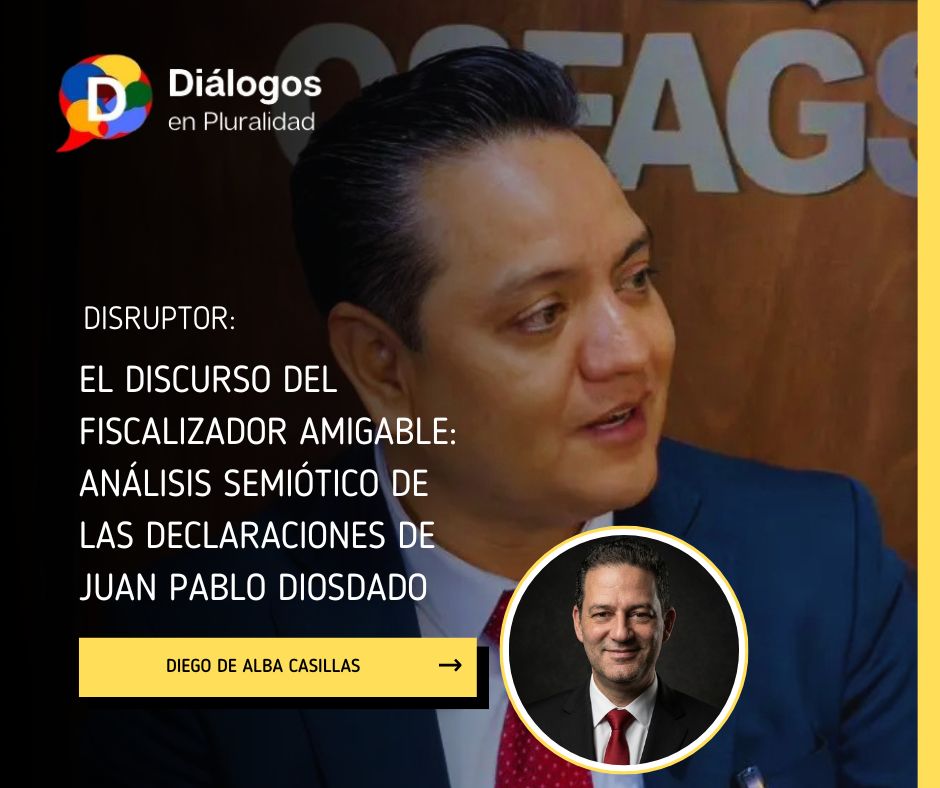 El discurso del fiscalizador amigable: Análisis semiótico de las declaraciones de Juan Pablo Diosdado