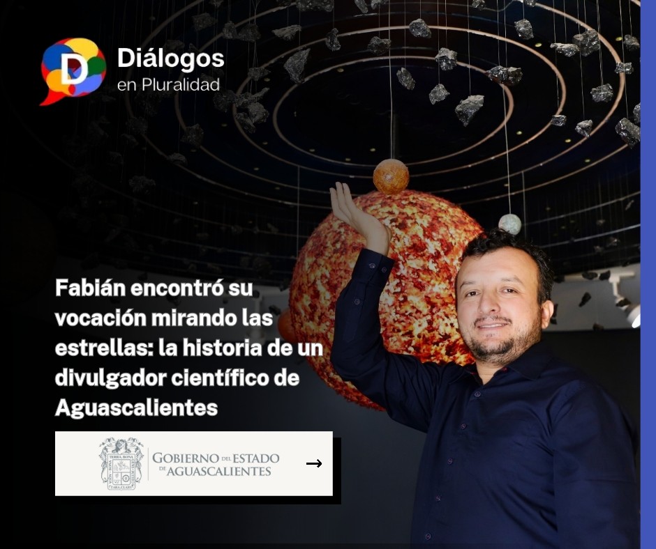 Fabián encontró su vocación mirando las estrellas: la historia de un divulgador científico de Aguascalientes