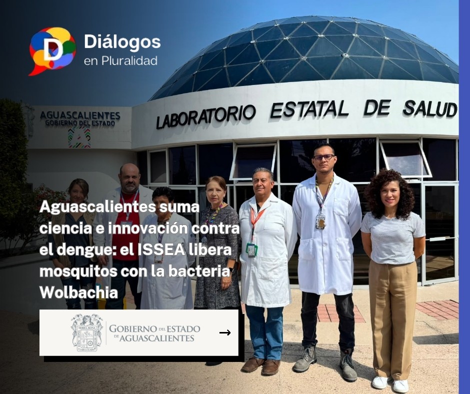 Aguascalientes suma ciencia e innovación contra el dengue: el ISSEA libera mosquitos con la bacteria Wolbachia