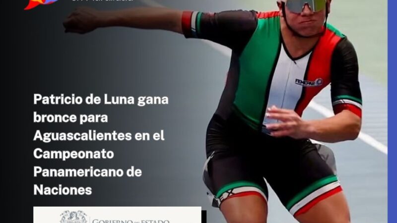 Patricio de Luna gana bronce para Aguascalientes en el Campeonato Panamericano de Naciones