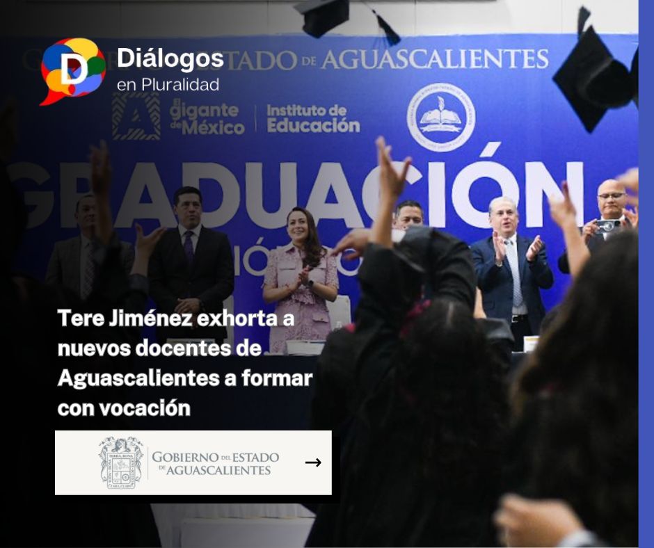 Tere Jiménez exhorta a nuevos docentes de Aguascalientes a formar con vocación