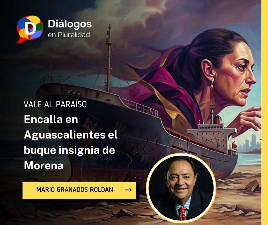 Encalla en Aguascalientes el buque insignia de Morena