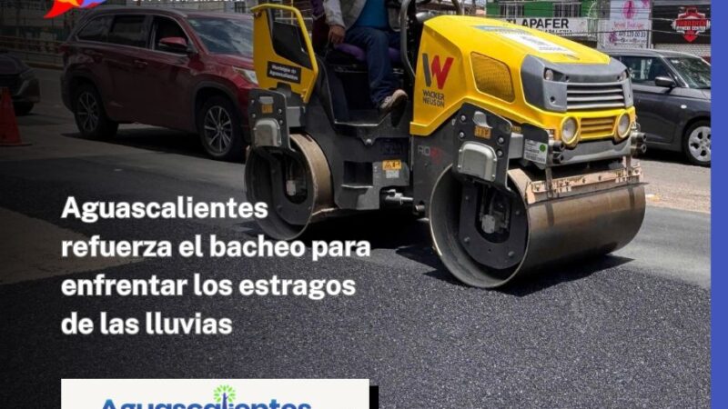 Aguascalientes refuerza el bacheo para enfrentar los estragos de las lluvias