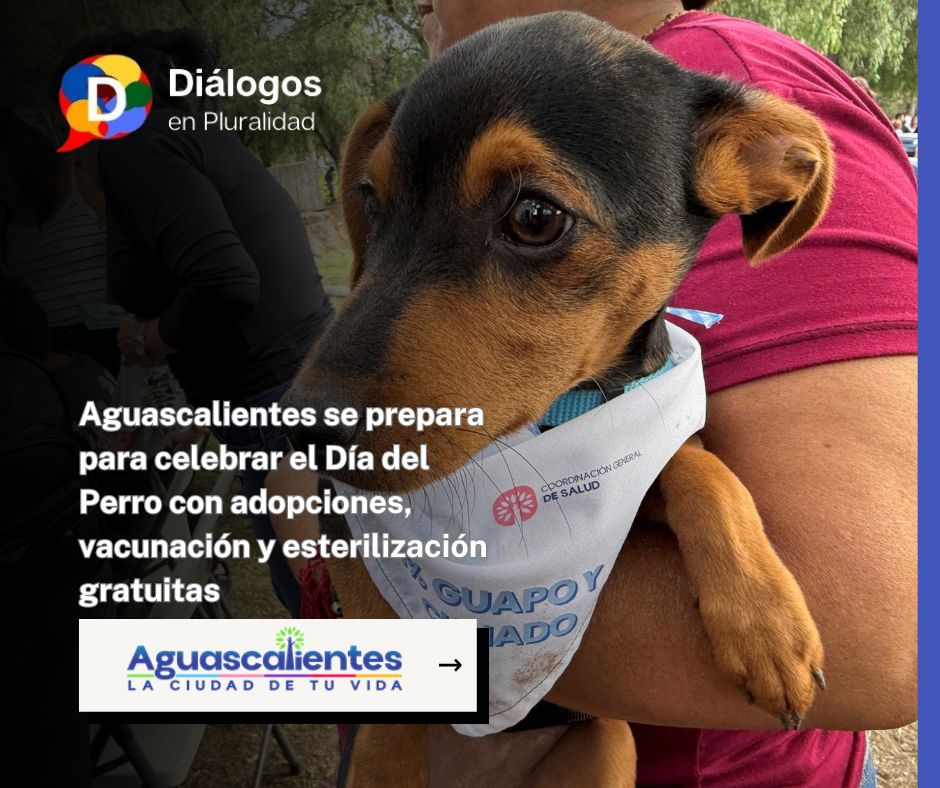 Aguascalientes se prepara para celebrar el Día del Perro con adopciones, vacunación y esterilización gratuitas