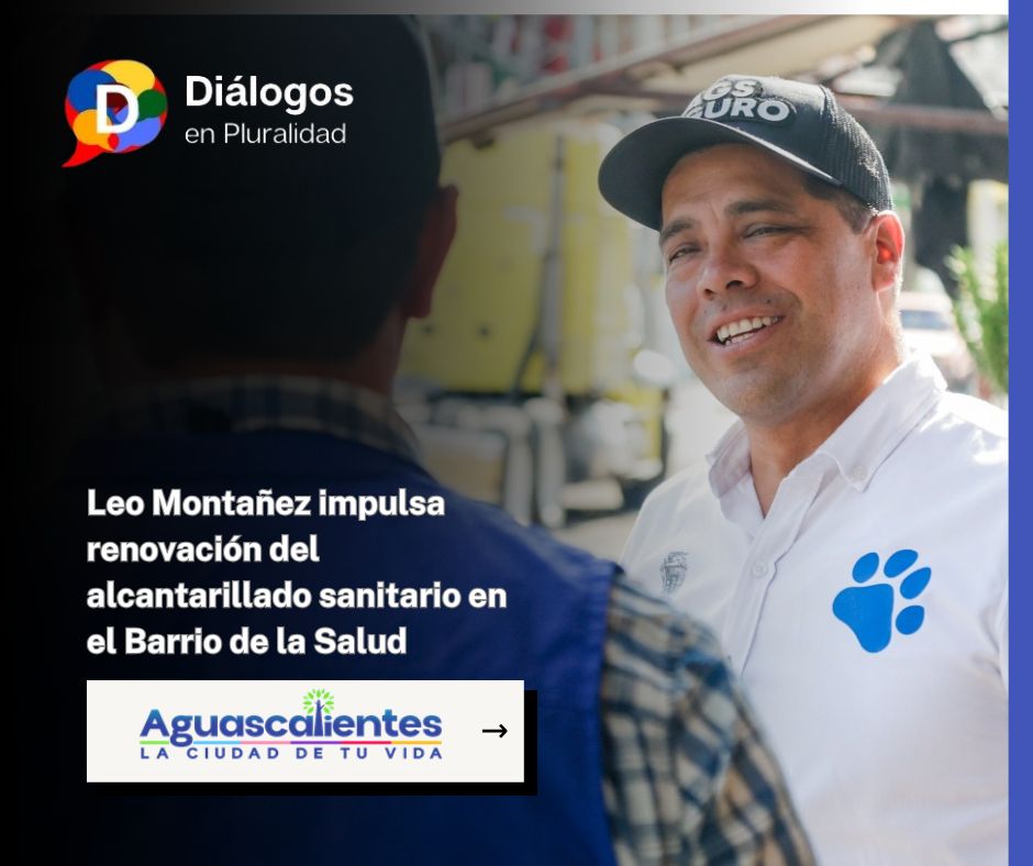 Leo Montañez impulsa renovación del alcantarillado sanitario en el Barrio de la Salud