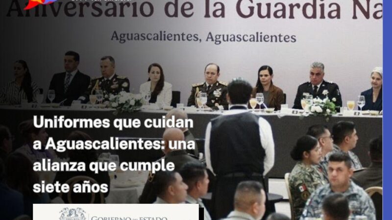 Uniformes que cuidan a Aguascalientes: una alianza que cumple siete años