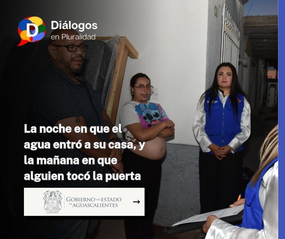 La noche en que el agua entró a su casa, y la mañana en que alguien tocó la puerta