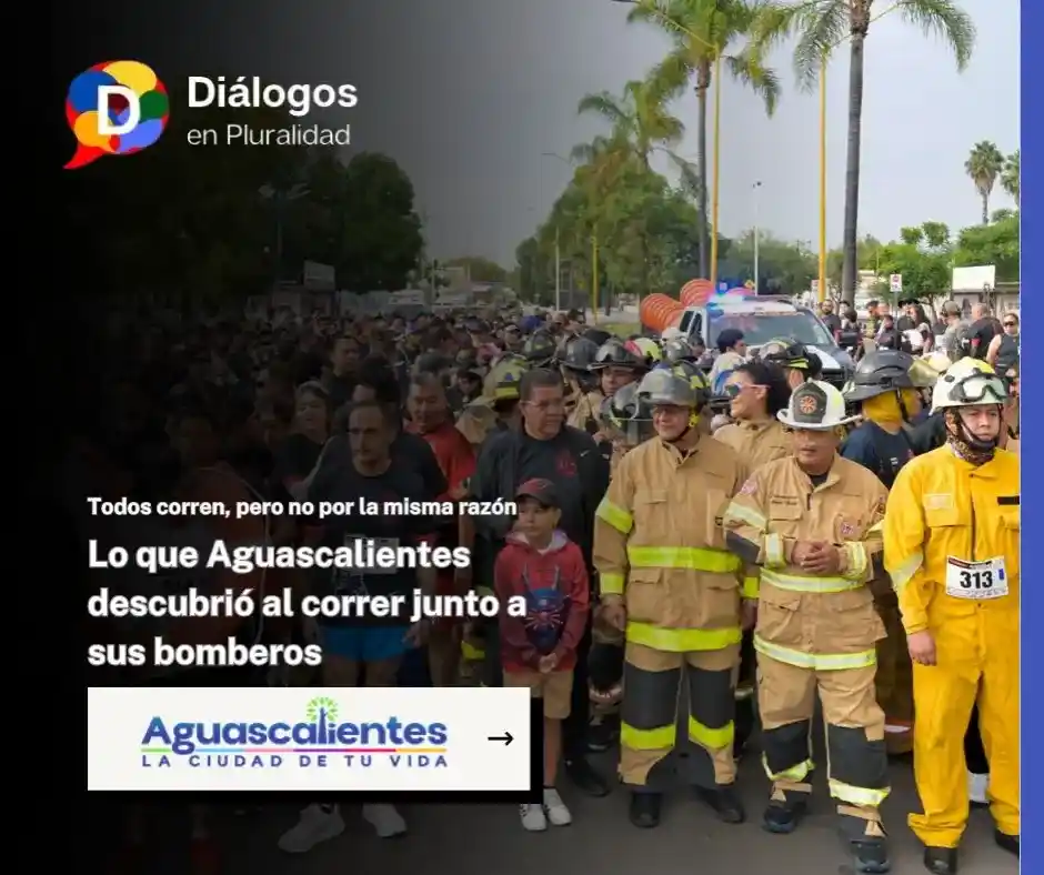Lo que Aguascalientes descubrió al correr junto a sus bomberos