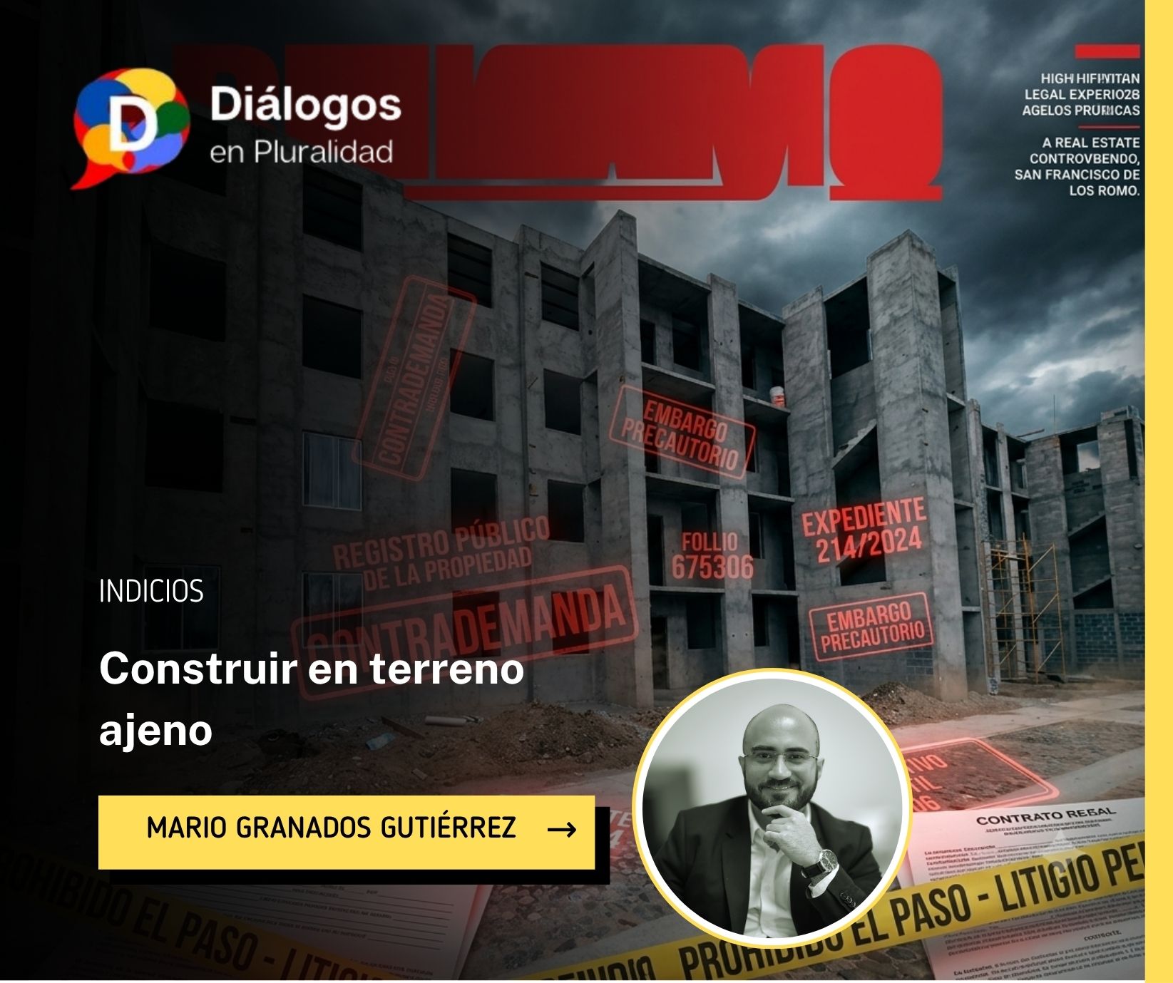 Construir en terreno ajeno