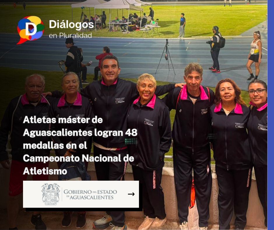 Atletas máster de Aguascalientes logran 48 medallas en el Campeonato Nacional de Atletismo