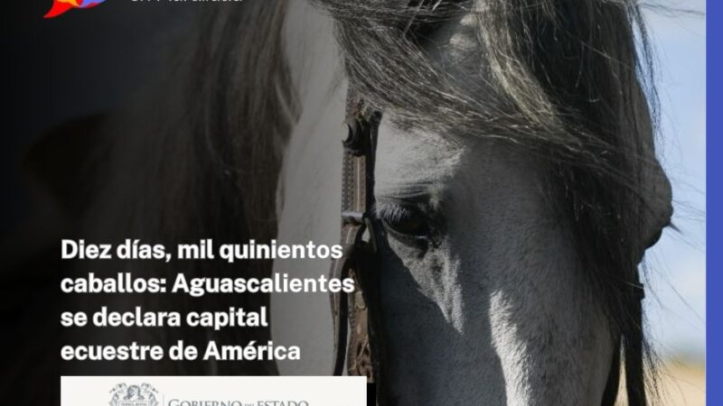 Diez días, mil quinientos caballos: Aguascalientes se declara capital ecuestre de América