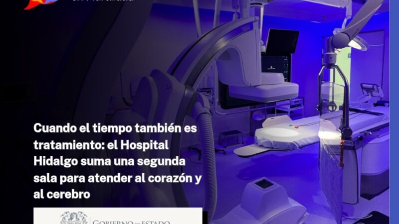 Cuando el tiempo también es tratamiento: el Hospital Hidalgo suma una segunda sala para atender al corazón y al cerebro