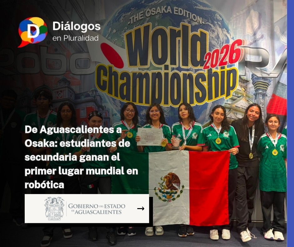 De Aguascalientes a Osaka: estudiantes de secundaria ganan el primer lugar mundial en robótica