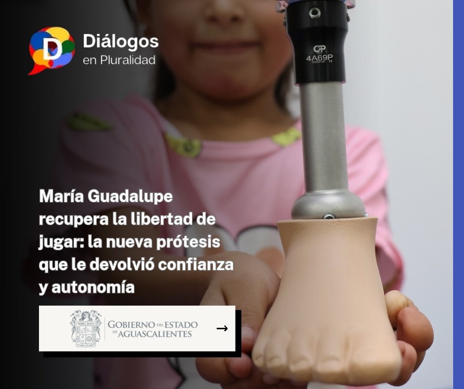 María Guadalupe recupera la libertad de jugar: la nueva prótesis que le devolvió confianza y autonomía