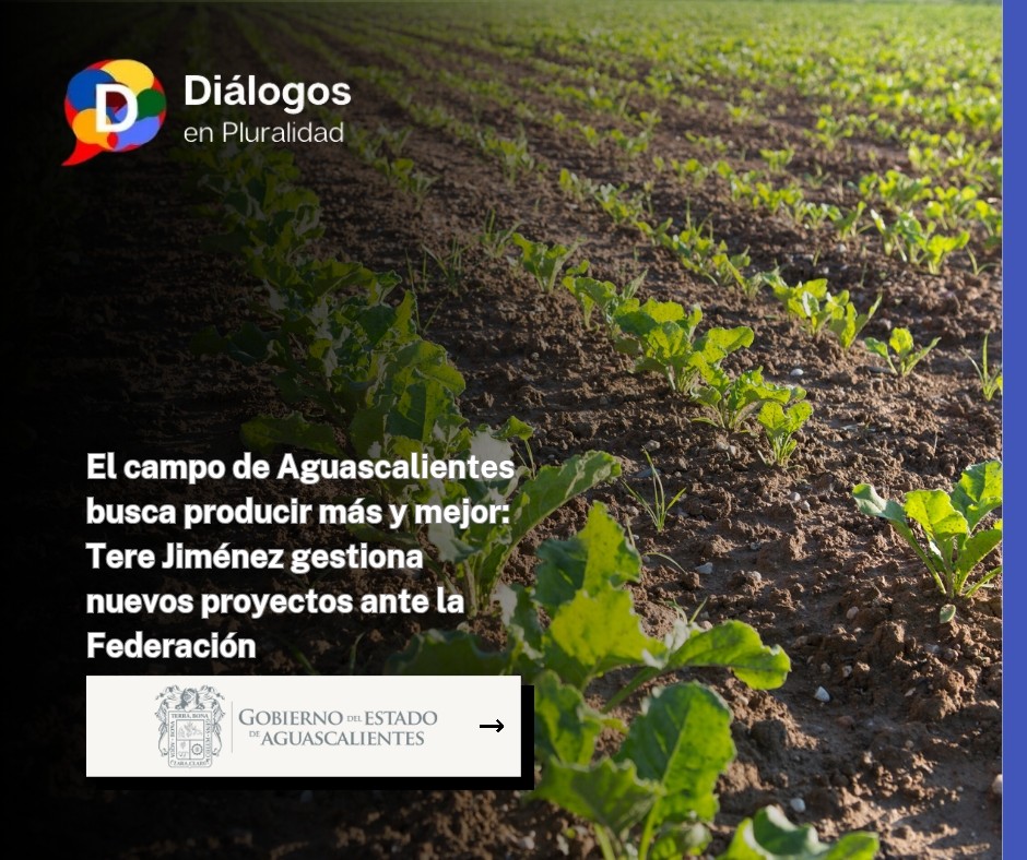 El campo de Aguascalientes busca producir más y mejor: Tere Jiménez gestiona nuevos proyectos ante la Federación