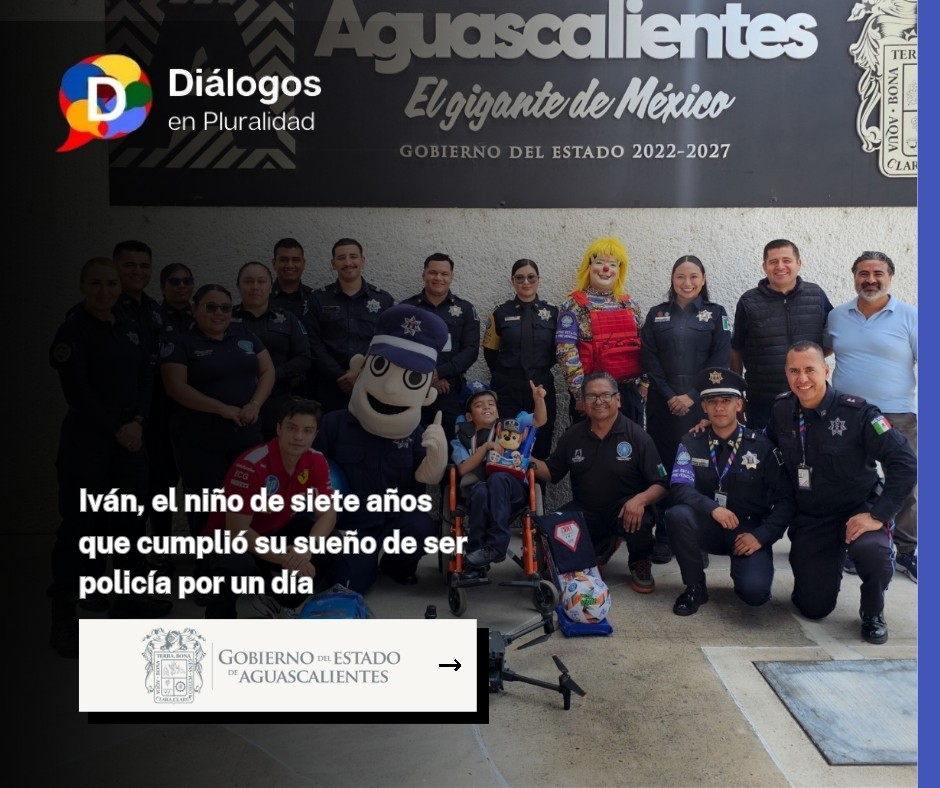 Iván, el niño de siete años que cumplió su sueño de ser policía por un día
