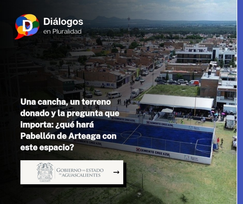 Una cancha, un terreno donado y la pregunta que importa: ¿qué hará Pabellón de Arteaga con este espacio?