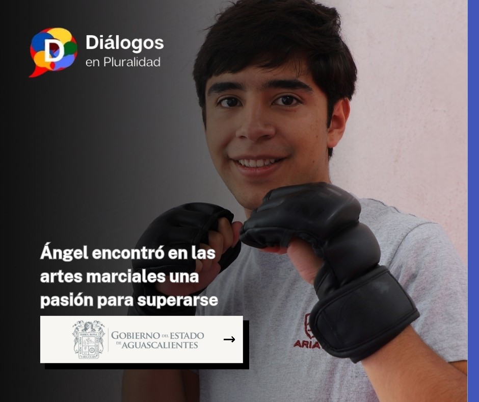 Ángel encontró en las artes marciales una pasión para superarse