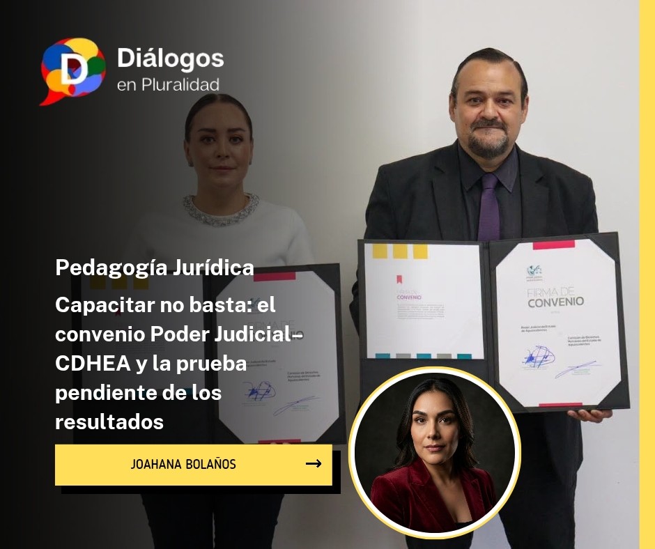 Capacitar no basta: el convenio Poder Judicial–CDHEA y la prueba pendiente de los resultados