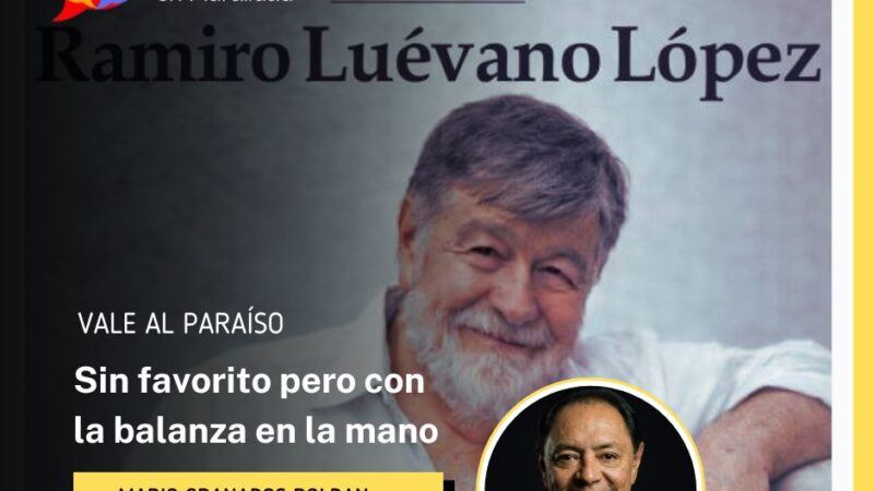 Sin favorito pero con la balanza en la mano