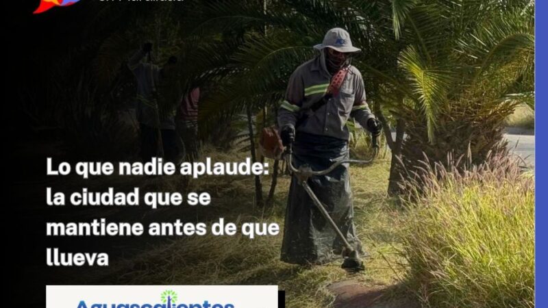 Lo que nadie aplaude: la ciudad que se mantiene antes de que llueva